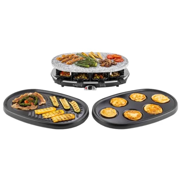 Grătar cu raclette Klarstein All-U-Can-Grill 5470364 Electricitate/ Mobil photo 7