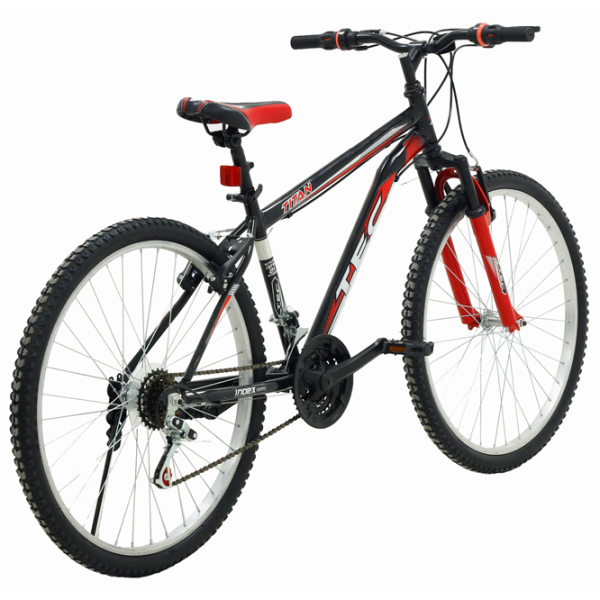 Bicicletă Belderia Tec Titan 26"  Oțel / Black Red photo 2