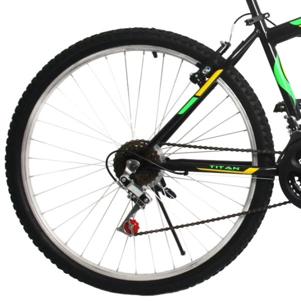 Bicicletă Belderia Tec Titan 26"  Oțel / Black Yellow photo 3 Bicicletă Belderia Tec Titan 26"  Oțel / Black Yellow photo 3