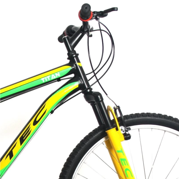 Bicicletă Belderia Tec Titan 26"  Oțel / Black Yellow photo 4 Bicicletă Belderia Tec Titan 26"  Oțel / Black Yellow photo 4
