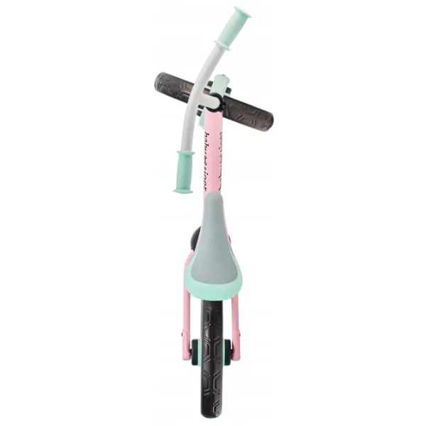 Bicicletă fără pedale BabyTiger Flow 12" Oțel/ Pink Mint photo 4