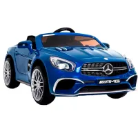 Mașină electrică Mercedes-Benz SL65 Lean Cars 5908275998075 6 km/ h/ 30 kg/ 3+/ Blue photo 4