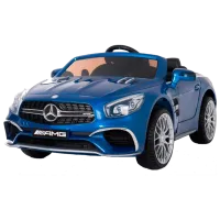 Mașină electrică Mercedes-Benz SL65 Lean Cars 5908275998075 6 km/ h/ 30 kg/ 3+/ Blue photo 6