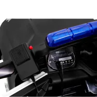 Mașină electrică Universal Sport Police Ramiz PA.BBH-0007.CZ 30 kg/ 3+/ Black photo 7