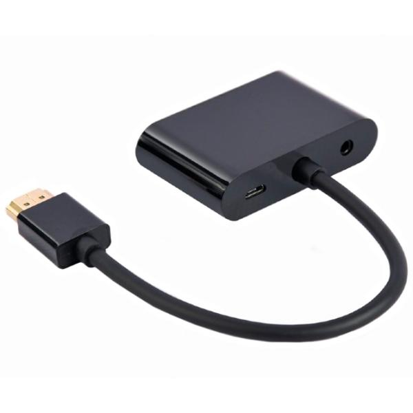 Adapter Cablexpert A-HDMIM-HDMIFVGAF-01 HDMI/ Black photo 2