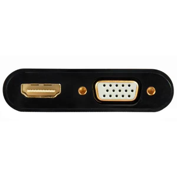Adapter Cablexpert A-HDMIM-HDMIFVGAF-01 HDMI/ Black photo 3