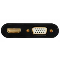 Adapter Cablexpert A-HDMIM-HDMIFVGAF-01 HDMI/ Black photo 3