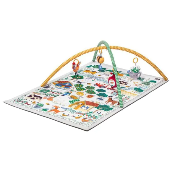 Covoraş pentru joc KinderKraft Little Gardener (5582316) 0+/ Transformer/ White photo 4 Covoraş pentru joc KinderKraft Little Gardener (5582316) 0+/ Transformer/ White photo 4