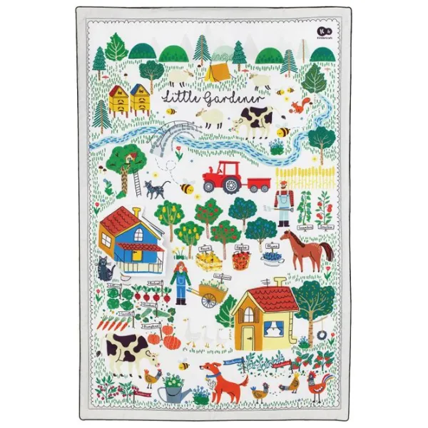 Covoraş pentru joc KinderKraft Little Gardener (5582316) 0+/ Transformer/ White photo 5 Covoraş pentru joc KinderKraft Little Gardener (5582316) 0+/ Transformer/ White photo 5