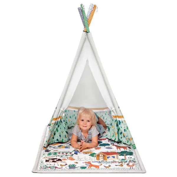 Covoraş pentru joc KinderKraft Little Gardener (5582316) 0+/ Transformer/ White photo 6 Covoraş pentru joc KinderKraft Little Gardener (5582316) 0+/ Transformer/ White photo 6