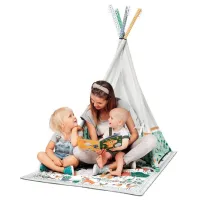 Covoraş pentru joc KinderKraft Little Gardener (5582316) 0+/ Transformer/ White photo 9
