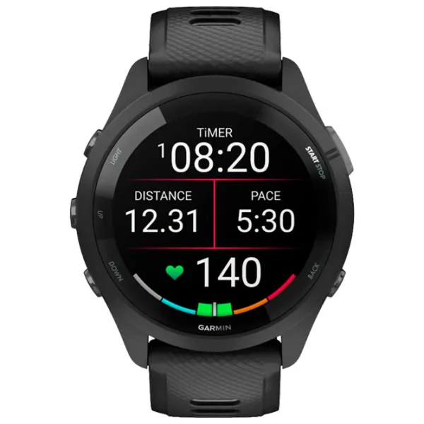 Ceas inteligent Garmin Forerunner 265 1.3"/ 010-02810-10/ Powder Gray Black photo 2