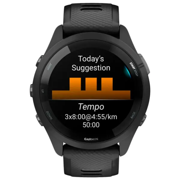 Ceas inteligent Garmin Forerunner 265 1.3"/ 010-02810-10/ Powder Gray Black photo 3