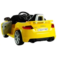 Mașină electrică Audi TT RS Quattro Ramiz PA.ZP8006.EXL.ZOL 4 km/ h/ 30 kg/ 3+/ Yellow photo 2
