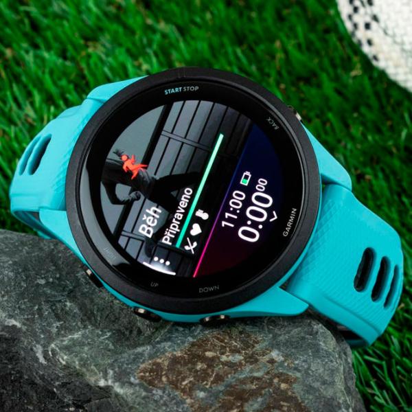 Умные часы Garmin Forerunner 265 1.3"/ 010-02810-12/ Aqua Синий photo 9