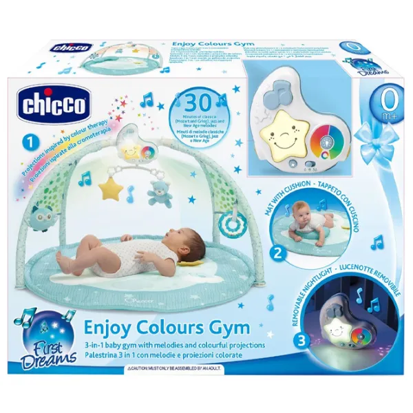 Covoraş pentru joc Chicco Enjoy Colors Gym (5560735) 0+/ Transformer/ Blue photo 6 Covoraş pentru joc Chicco Enjoy Colors Gym (5560735) 0+/ Transformer/ Blue photo 6