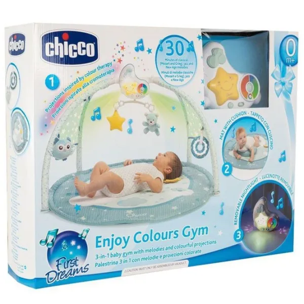 Covoraş pentru joc Chicco Enjoy Colors Gym (5560735) 0+/ Transformer/ Blue photo 7 Covoraş pentru joc Chicco Enjoy Colors Gym (5560735) 0+/ Transformer/ Blue photo 7