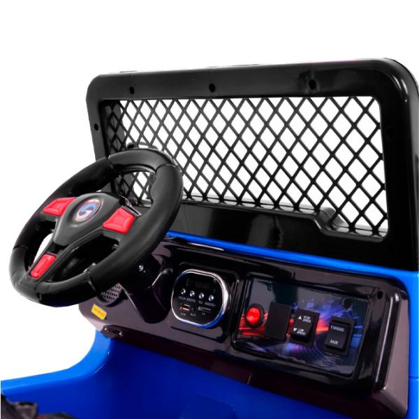 Электромобиль Jeep Jeep Raptor Ramiz 5902808150145 6 км/ ч/ 30 кг/ 3+/ Синий photo 5 Электромобиль Jeep Jeep Raptor Ramiz 5902808150145 6 км/ ч/ 30 кг/ 3+/ Синий photo 5
