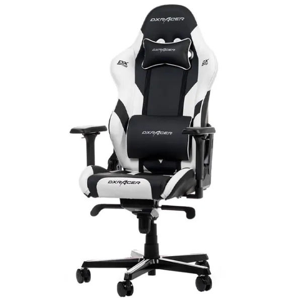 Scaun Gaming DXRacer Gladiator White Black photo 6