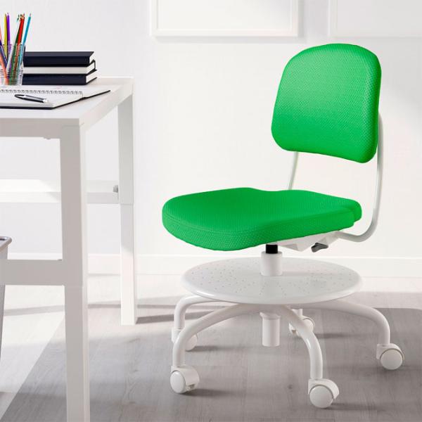 Fotoliu de birou Ikea Vimund Polipropilenă/ Light green photo 3