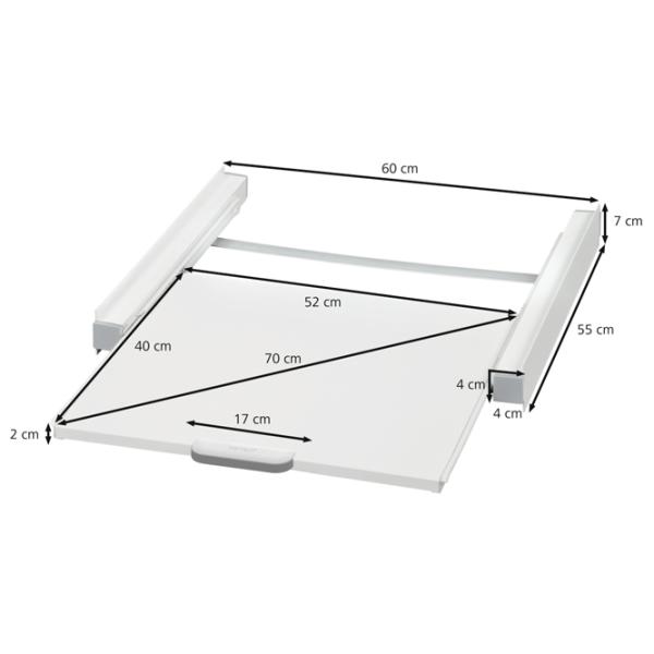 Element de legătură cu raft Xavax 111363 White photo 3
