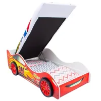 Детская кровать Belmarco McQueen 70 x 160 см/ ЛДСП/ Красный photo 4