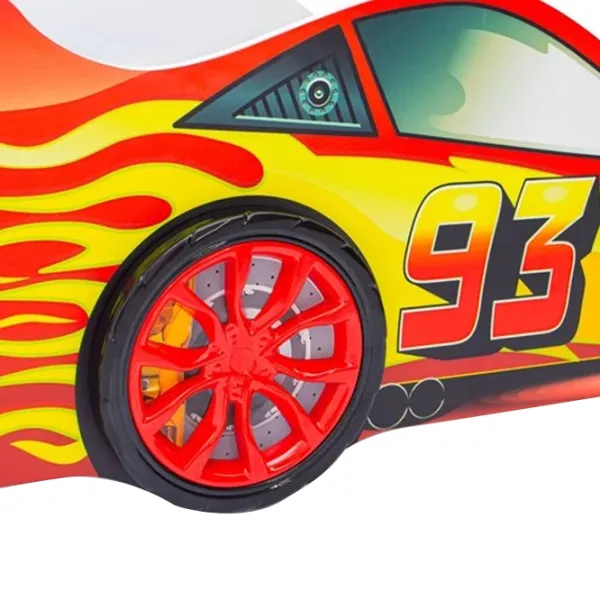 Pat pentru copii Belmarco McQueen 70 x 160 cm/ PAL/ Red photo 6 Pat pentru copii Belmarco McQueen 70 x 160 cm/ PAL/ Red photo 6