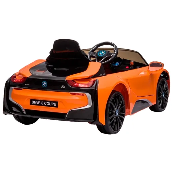 Электромобиль BMW i8 LeanToys 5907625589970 6 км/ ч/ 30 кг/ 3+/ Оранжевый photo 5 Электромобиль BMW i8 LeanToys 5907625589970 6 км/ ч/ 30 кг/ 3+/ Оранжевый photo 5