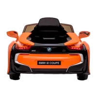 Mașină electrică BMW i8 LeanToys 5907625589970 6 km/ h/ 30 kg/ 3+/ Orange photo 6