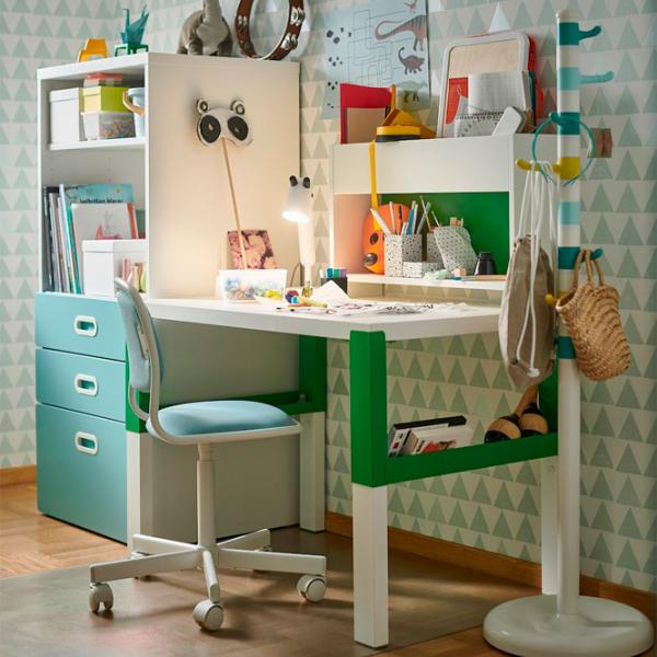 Fotoliu de birou Ikea Orfjall Polipropilenă/ White Blue photo 3 Fotoliu de birou Ikea Orfjall Polipropilenă/ White Blue photo 3