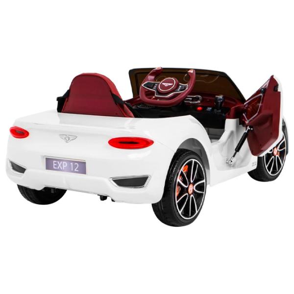 Mașină electrică Bentley EXP12 Ramiz PA.JE1166.BIA 4 km/ h/ 30 kg/ 3+/ White photo 3 Mașină electrică Bentley EXP12 Ramiz PA.JE1166.BIA 4 km/ h/ 30 kg/ 3+/ White photo 3