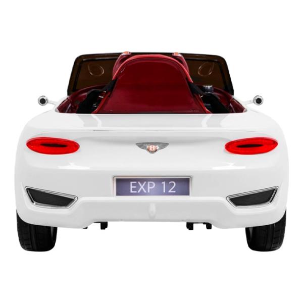 Mașină electrică Bentley EXP12 Ramiz PA.JE1166.BIA 4 km/ h/ 30 kg/ 3+/ White photo 6 Mașină electrică Bentley EXP12 Ramiz PA.JE1166.BIA 4 km/ h/ 30 kg/ 3+/ White photo 6