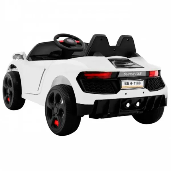 Mașină electrică Future Ramiz PA.BBH-1188.BIA 5 km/ h/ 30 kg/ 3+/ White photo 7 Mașină electrică Future Ramiz PA.BBH-1188.BIA 5 km/ h/ 30 kg/ 3+/ White photo 7