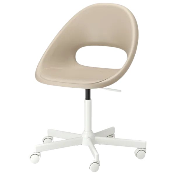 Офисное кресло Ikea Eldberget Пластик/ Бежевый Белый photo 2