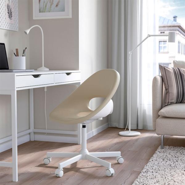 Офисное кресло Ikea Eldberget Пластик/ Бежевый Белый photo 6