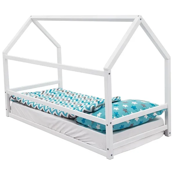 Детская кровать Belmarco Montessori Svogen 70 x 160 см/ Массив/ Белый photo 2