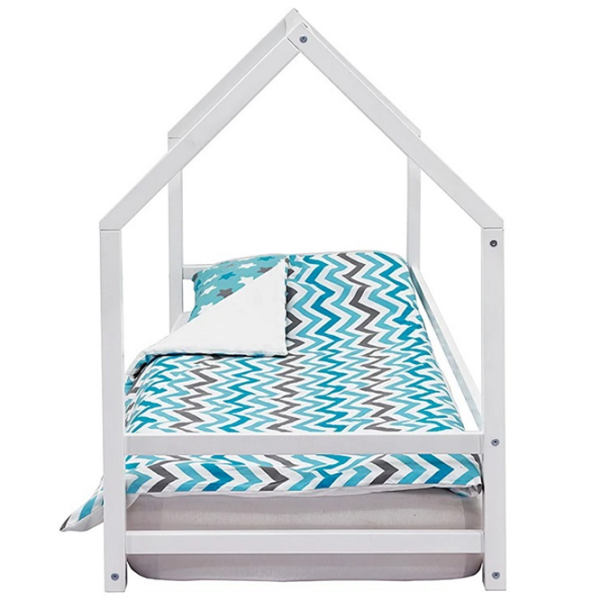 Детская кровать Belmarco Montessori Svogen 70 x 160 см/ Массив/ Белый photo 4
