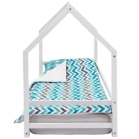 Детская кровать Belmarco Montessori Svogen 70 x 160 см/ Массив/ Белый photo 4