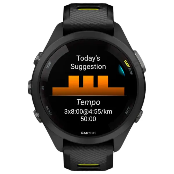 Умные часы Garmin Forerunner 265S 1.1"/ 010-02810-13/ Amp Yellow Черный photo 4