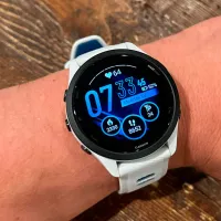 Ceas inteligent Garmin Forerunner 265S 1.1"/ 010-02810-14/ Whitestone White photo 11