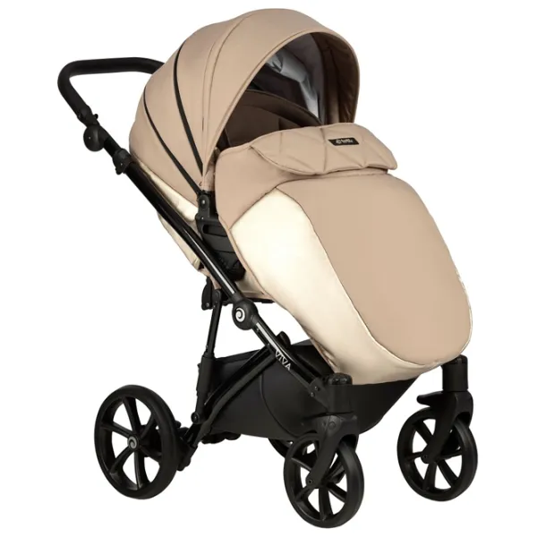 Детская коляска Tutis Viva 4 Luxury 2 in 1 061/ Бежевый photo 3
