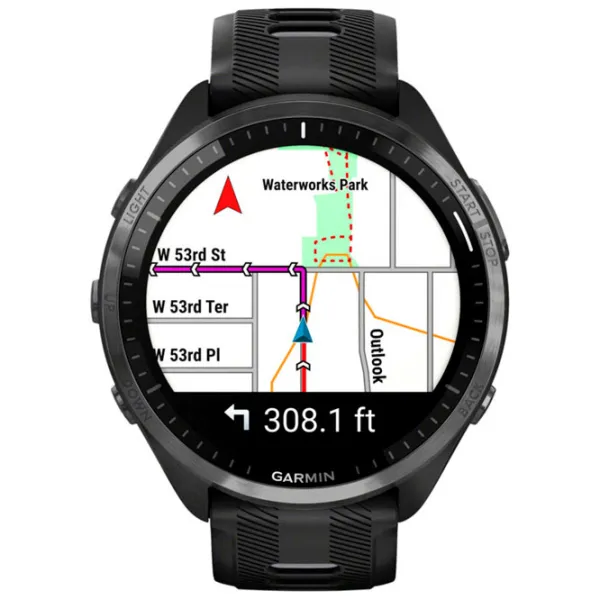 Ceas inteligent Garmin Forerunner 965 1.4"/ 010-02809-10/ Powder Gray Black photo 3