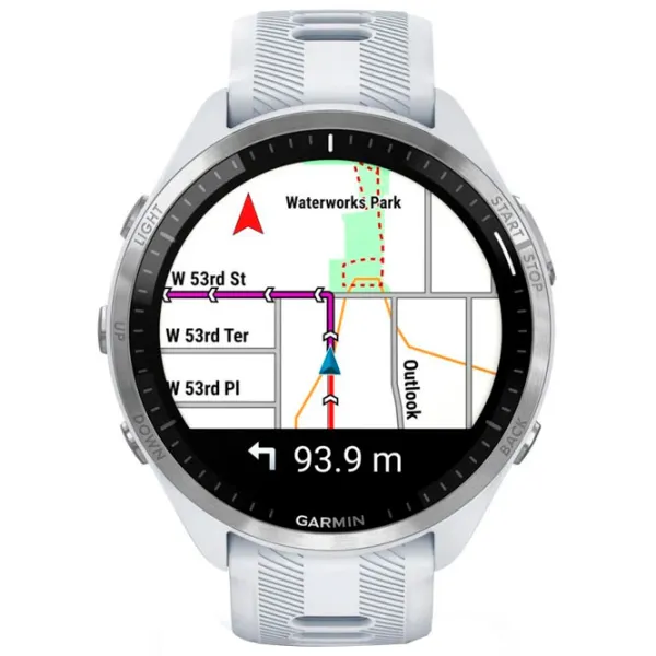 Ceas inteligent Garmin Forerunner 965 1.4"/ 010-02809-11/ Whitestone White photo 2