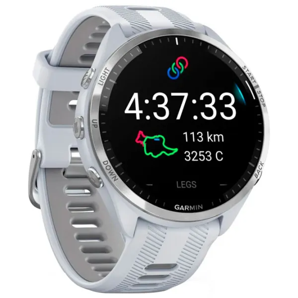 Ceas inteligent Garmin Forerunner 965 1.4"/ 010-02809-11/ Whitestone White photo 6