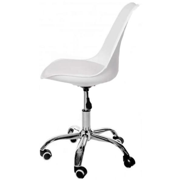 Fotoliu de birou Akord FD005 Piele artificială/ White photo 2