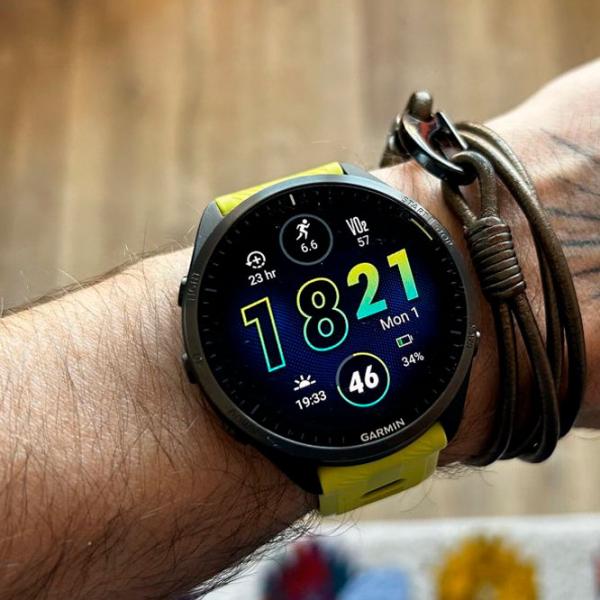 Ceas inteligent Garmin Forerunner 965 1.4"/ 010-02809-12/ Amp Yellow Black photo 7