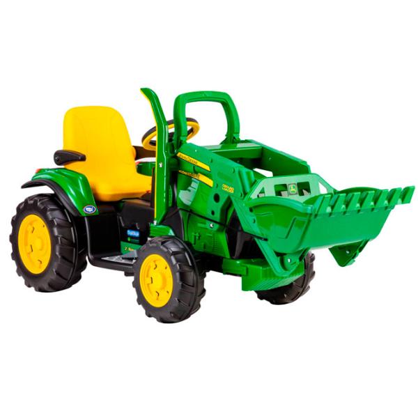 Электрический трактор JD Ground Loader Peg Perego IGOR0068/ 1 12 км/ ч/ 40 кг/ 3+/ Зелёный photo 2