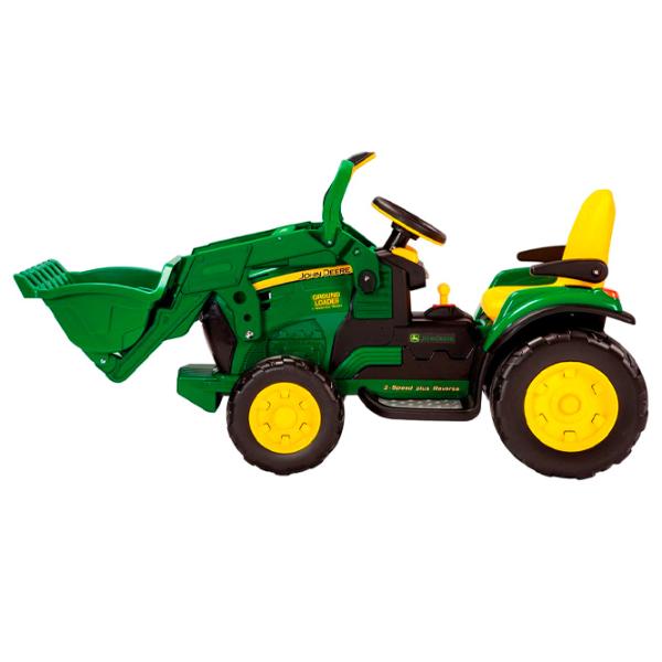 Электрический трактор JD Ground Loader Peg Perego IGOR0068/ 1 12 км/ ч/ 40 кг/ 3+/ Зелёный photo 4