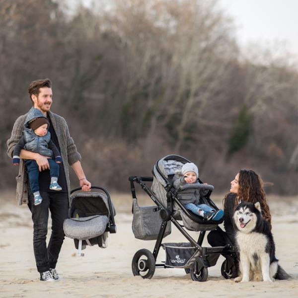 Cărucior pentru copil Lorelli Alexa Set 10021292186/ Black photo 9