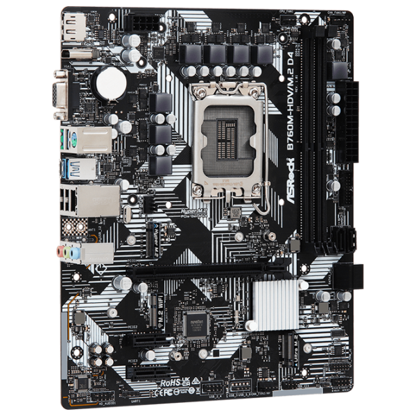 Материнская плата ASRock B760M-HDV/ M.2 mATX/ Intel B760 photo 2